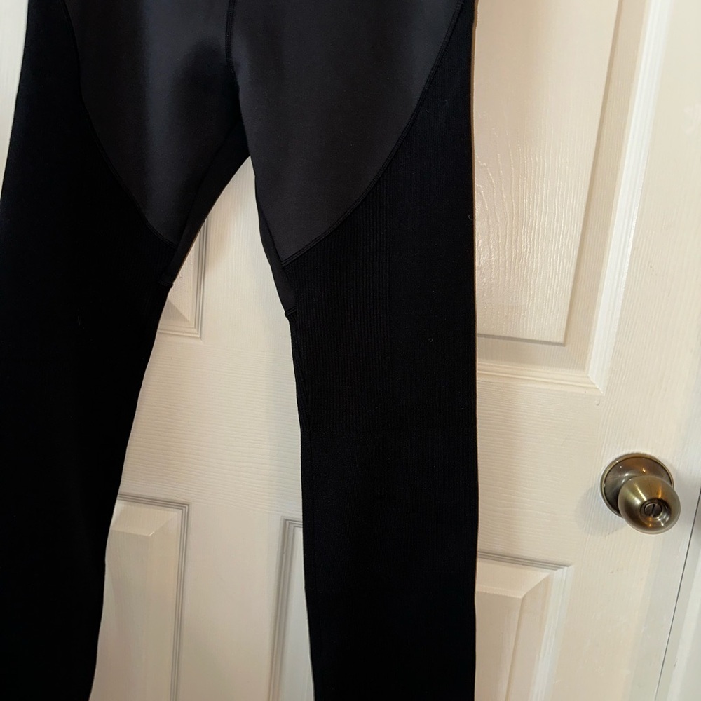 Adidas by Stella McCartney Black athletic pants L Gym activewear designer - Picture 7 of 13